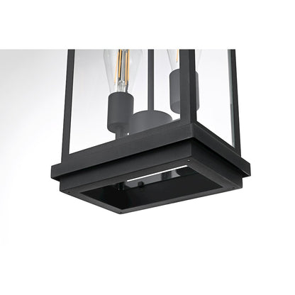 Theodore 9 Inch Outdoor Wall Sconce In Black