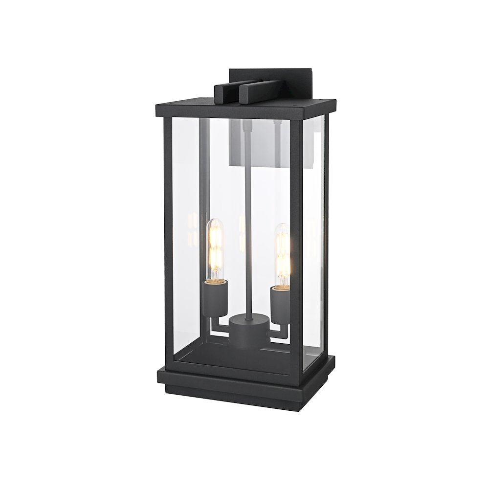 Theodore 9 Inch Outdoor Wall Sconce In Black