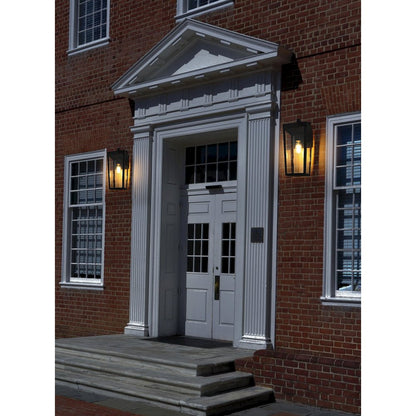 William 8 Inch Outdoor Wall Sconce In Black