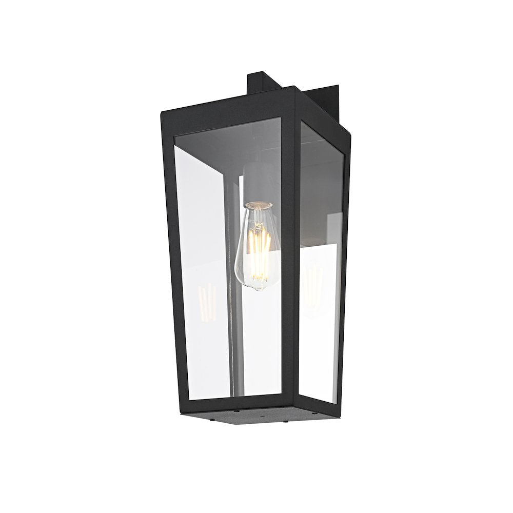 William 8 Inch Outdoor Wall Sconce In Black
