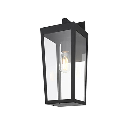 William 8 Inch Outdoor Wall Sconce In Black