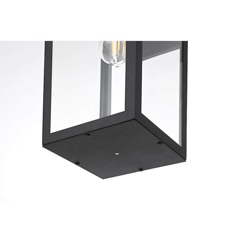 William 8 Inch Outdoor Wall Sconce In Black