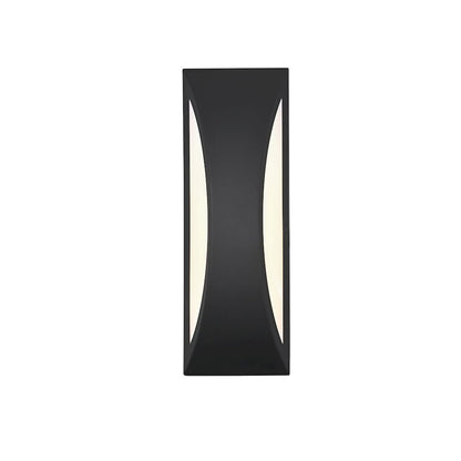 Zayn 5 Inch Outdoor Wall Sconce In Black
