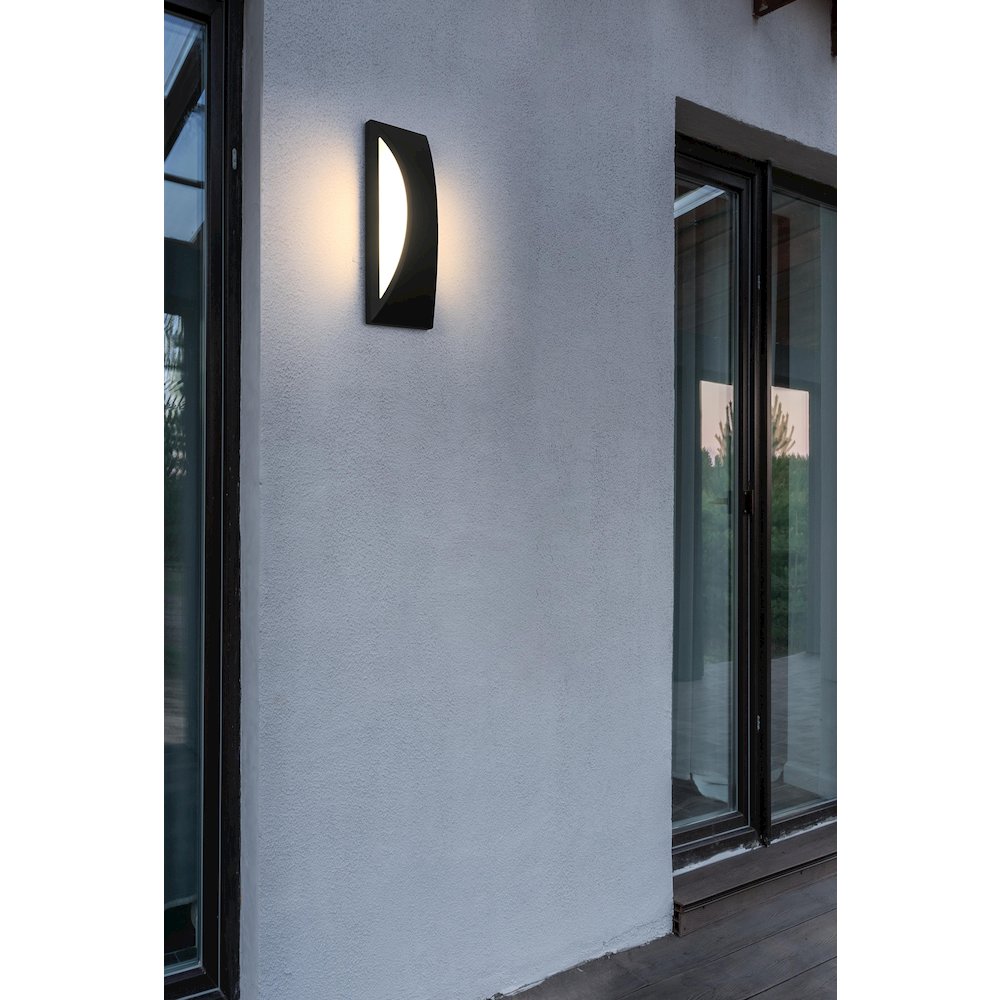 Zayn 5 Inch Outdoor Wall Sconce In Black