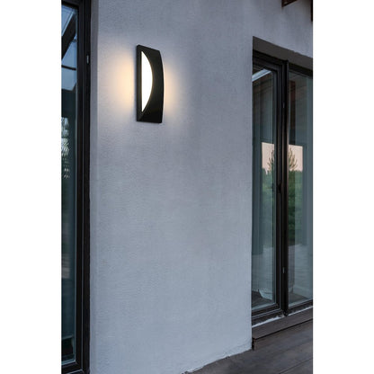 Zayn 5 Inch Outdoor Wall Sconce In Black