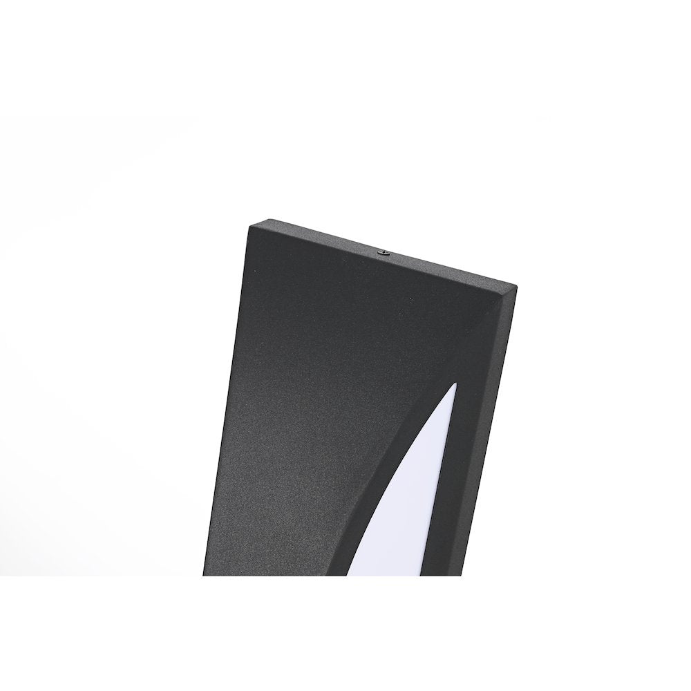 Zayn 5 Inch Outdoor Wall Sconce In Black