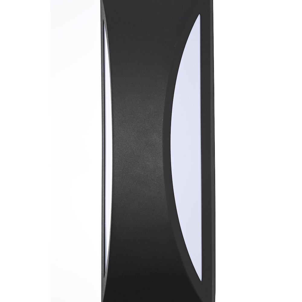 Zayn 5 Inch Outdoor Wall Sconce In Black