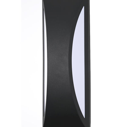 Zayn 5 Inch Outdoor Wall Sconce In Black