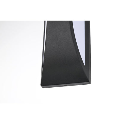 Zayn 5 Inch Outdoor Wall Sconce In Black