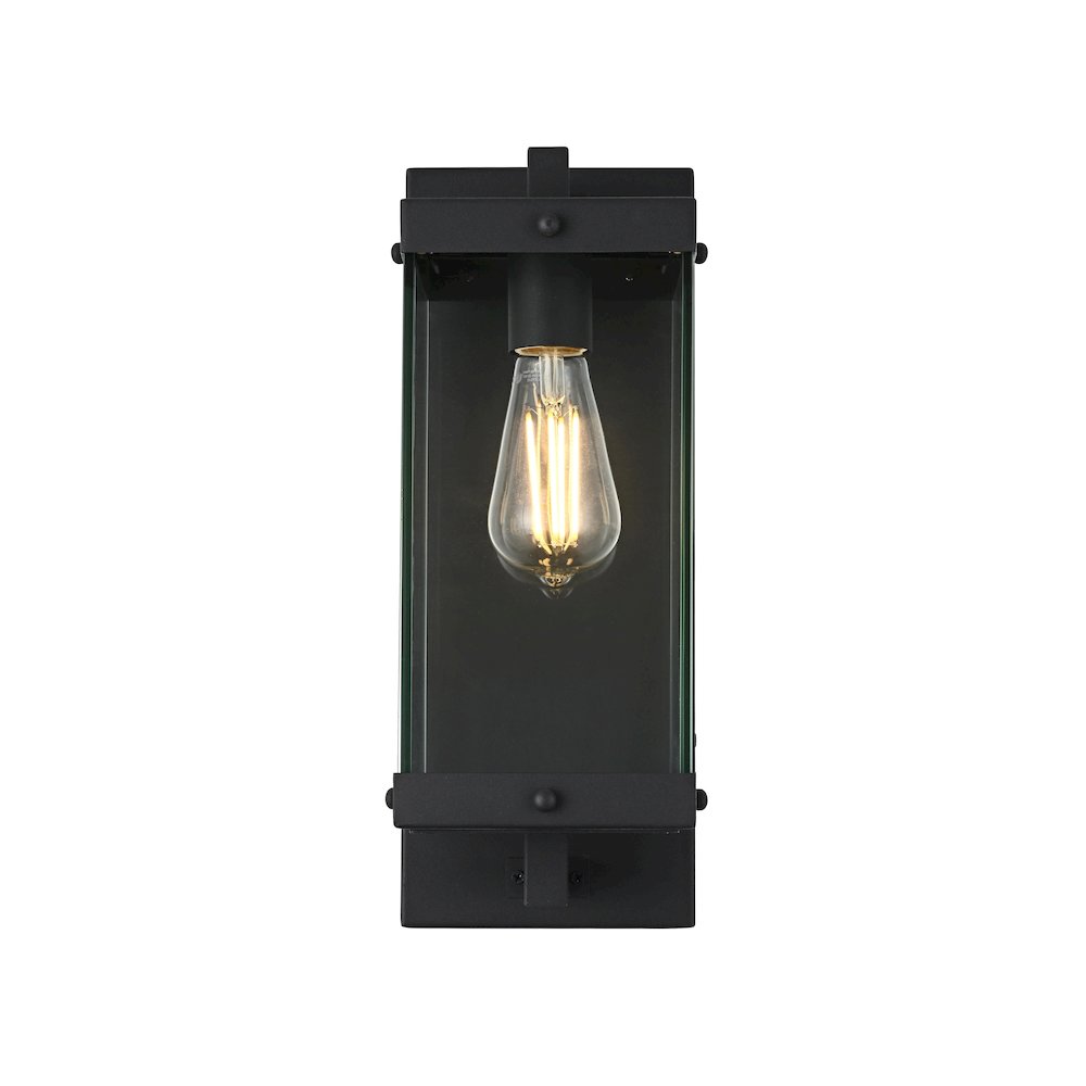 Julien 6 Inch Outdoor Wall Sconce In Black