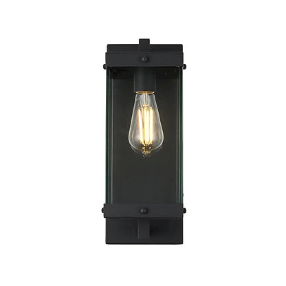 Julien 6 Inch Outdoor Wall Sconce In Black