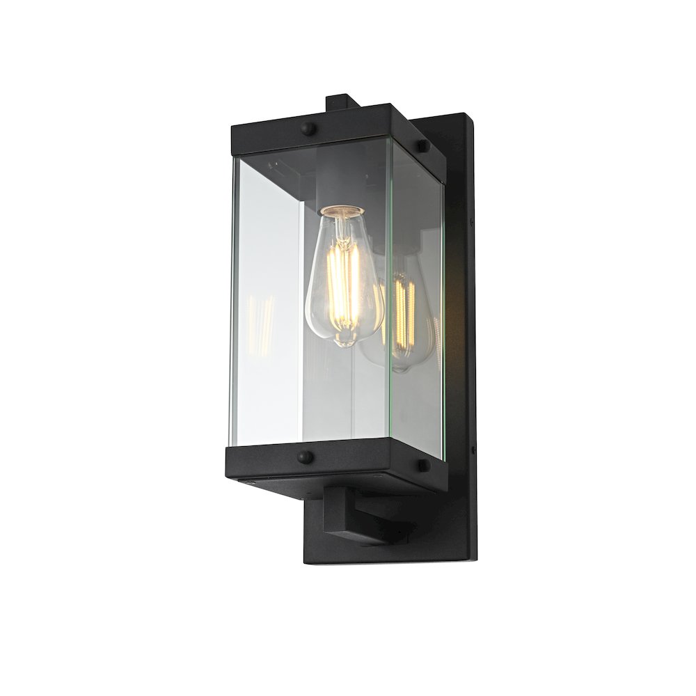 Julien 6 Inch Outdoor Wall Sconce In Black