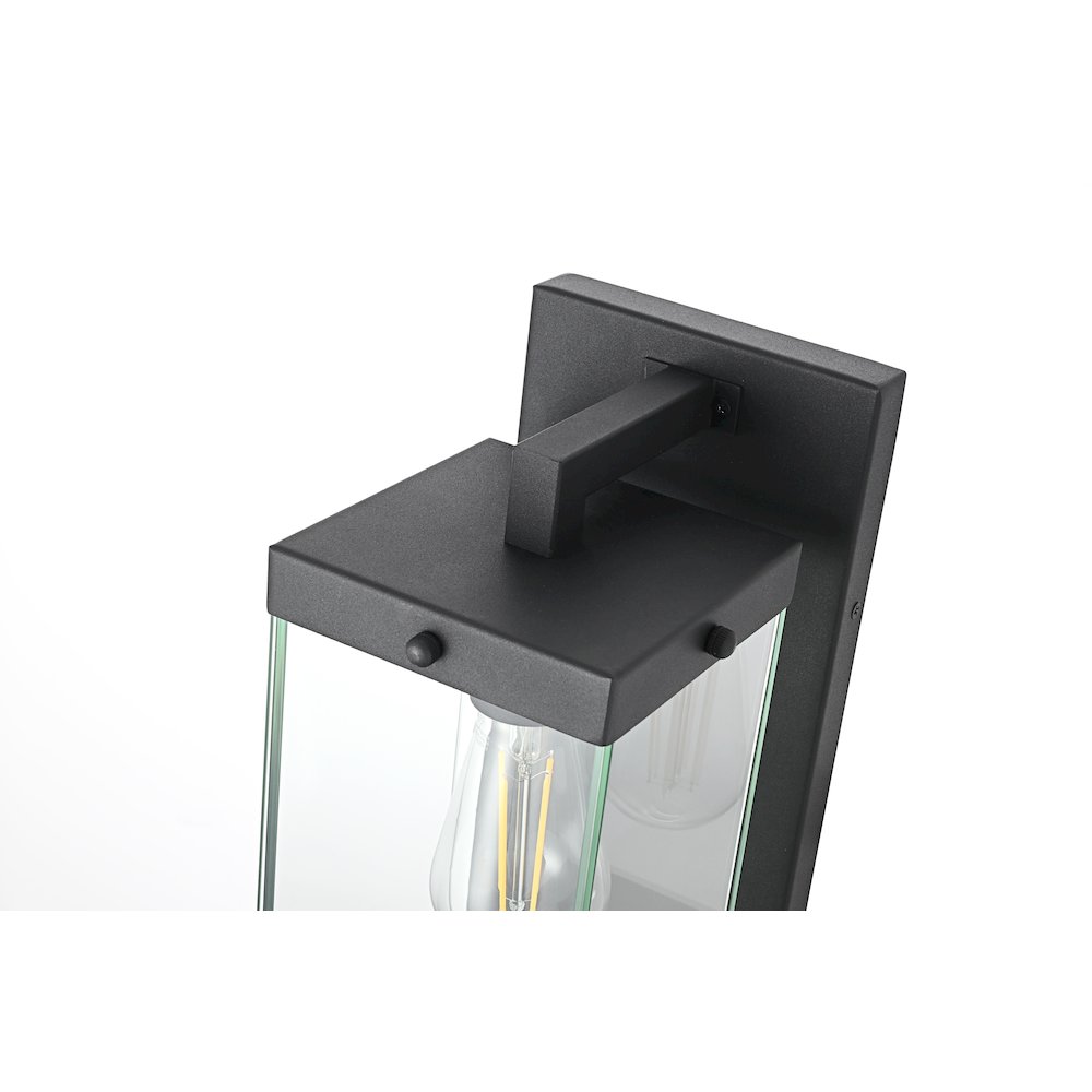 Julien 6 Inch Outdoor Wall Sconce In Black