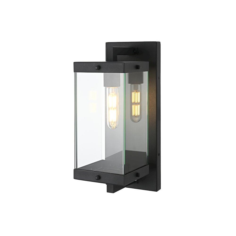 Julien 6 Inch Outdoor Wall Sconce In Black