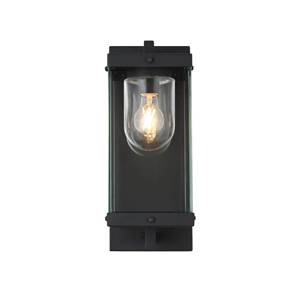Keaton 7 Inch Outdoor Wall Sconce In Black