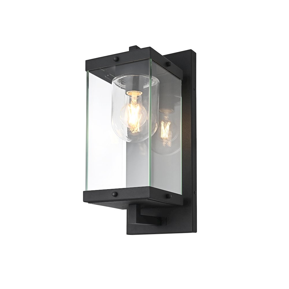 Keaton 7 Inch Outdoor Wall Sconce In Black