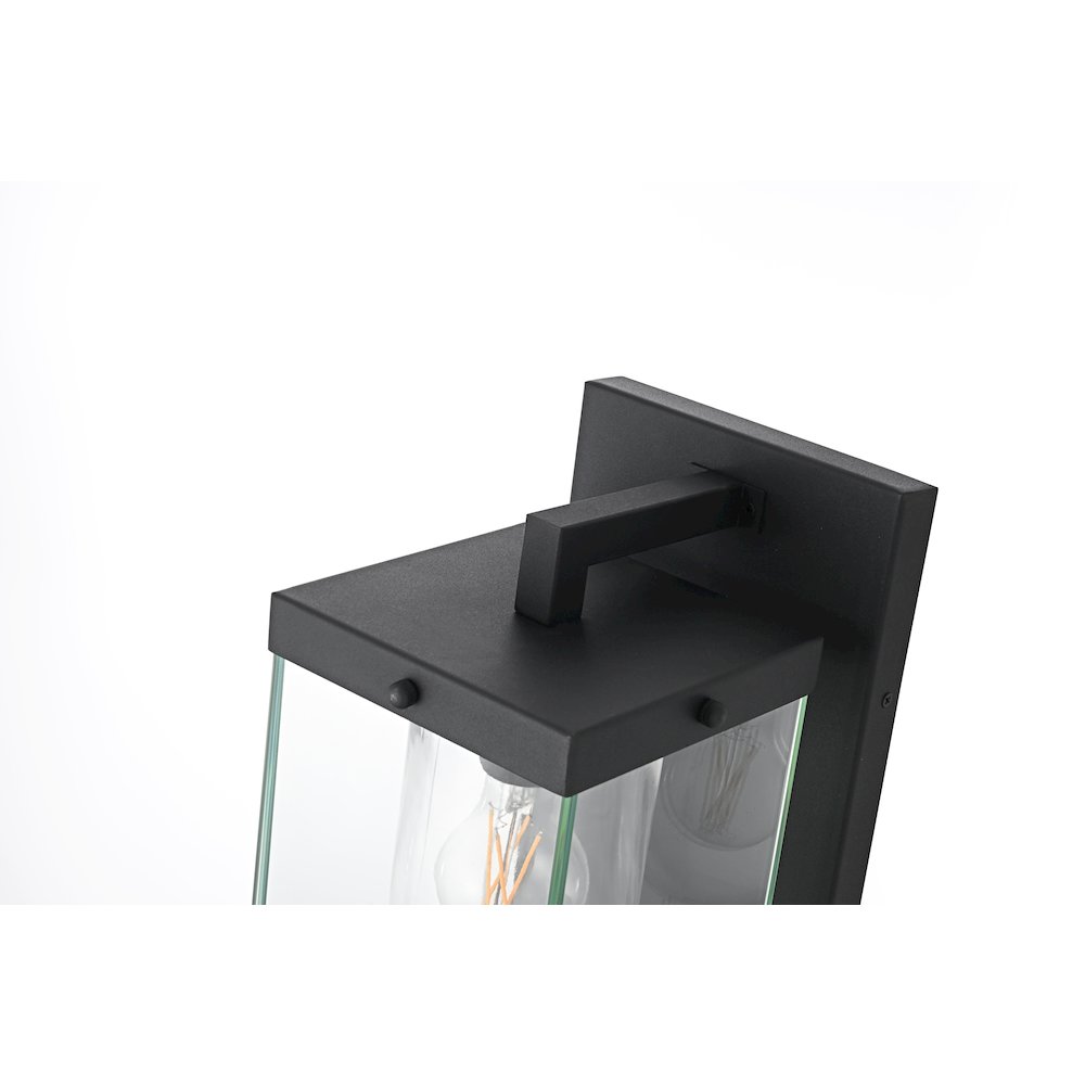 Keaton 7 Inch Outdoor Wall Sconce In Black