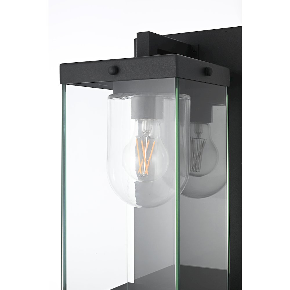 Keaton 7 Inch Outdoor Wall Sconce In Black