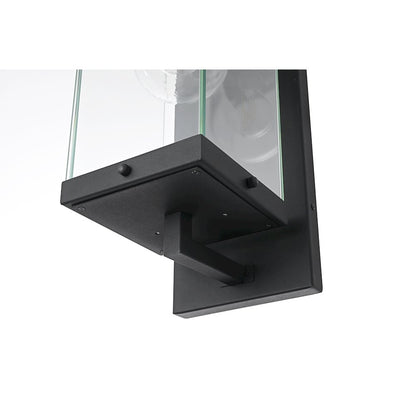 Keaton 7 Inch Outdoor Wall Sconce In Black