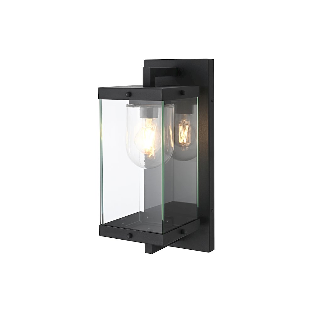 Keaton 7 Inch Outdoor Wall Sconce In Black
