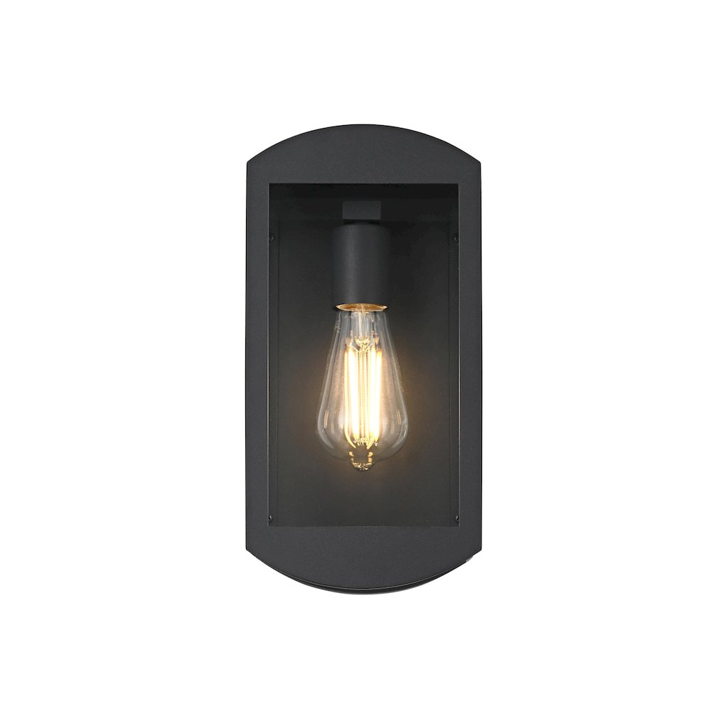 Miles 6 Inch Outdoor Wall Sconce In Black