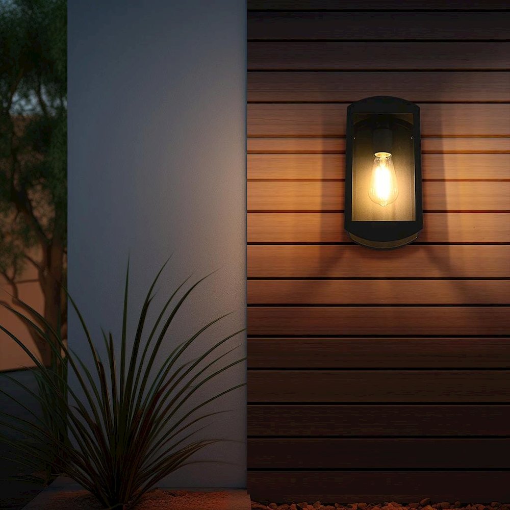 Miles 6 Inch Outdoor Wall Sconce In Black