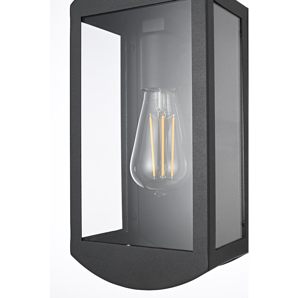 Miles 6 Inch Outdoor Wall Sconce In Black