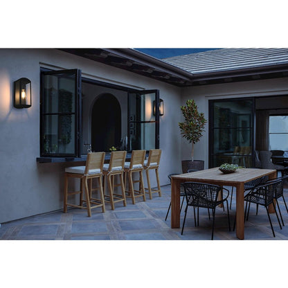 Miles 6 Inch Outdoor Wall Sconce In Black