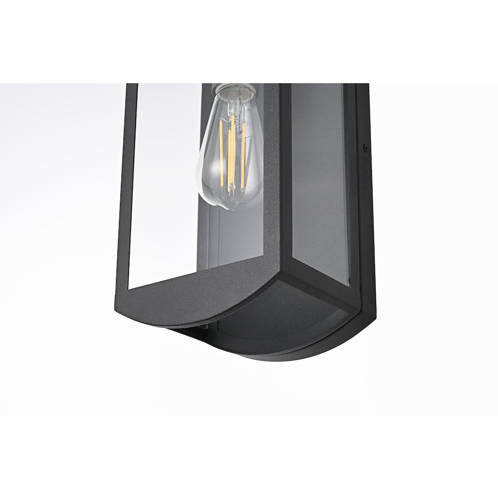 Miles 6 Inch Outdoor Wall Sconce In Black
