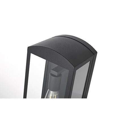 Miles 7 Inch Outdoor Wall Sconce In Black