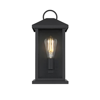 Neil 7 Inch Outdoor Wall Sconce In Black