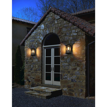 Neil 7 Inch Outdoor Wall Sconce In Black