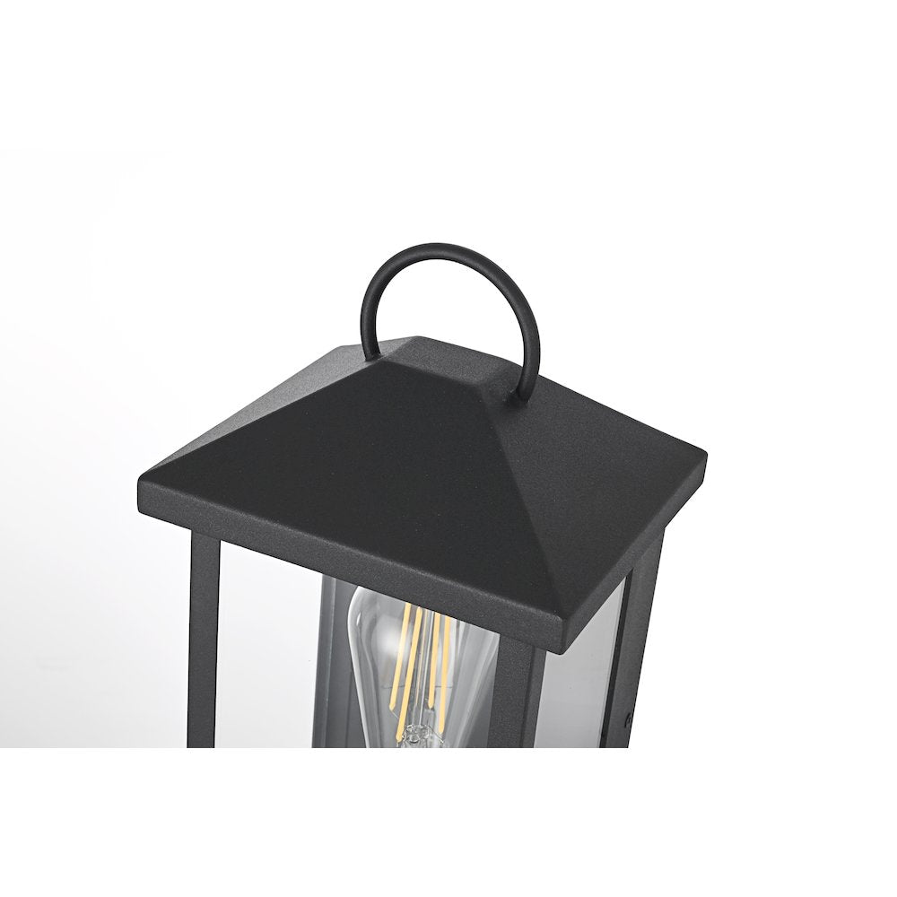 Neil 7 Inch Outdoor Wall Sconce In Black