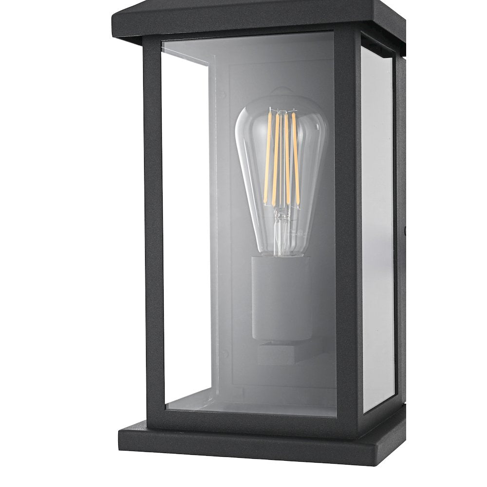 Neil 7 Inch Outdoor Wall Sconce In Black