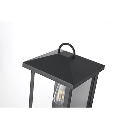 Neil 10 Inch Outdoor Wall Sconce In Black