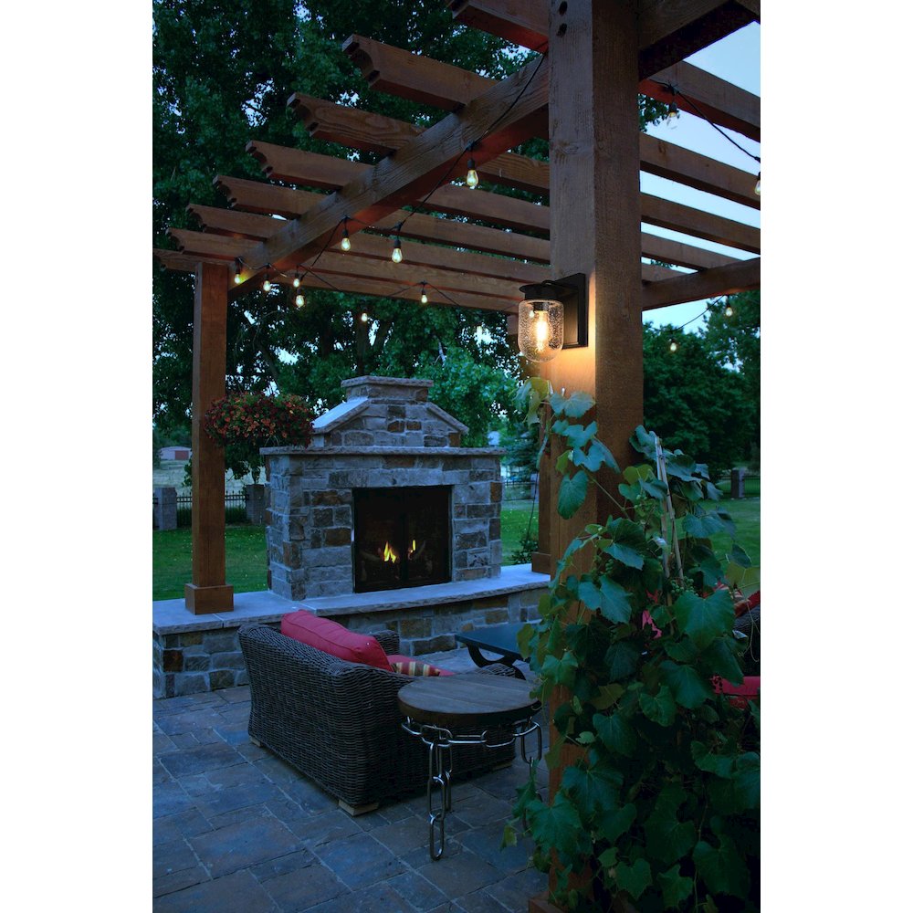 Rafael 5 Inch Outdoor Wall Sconce In Black