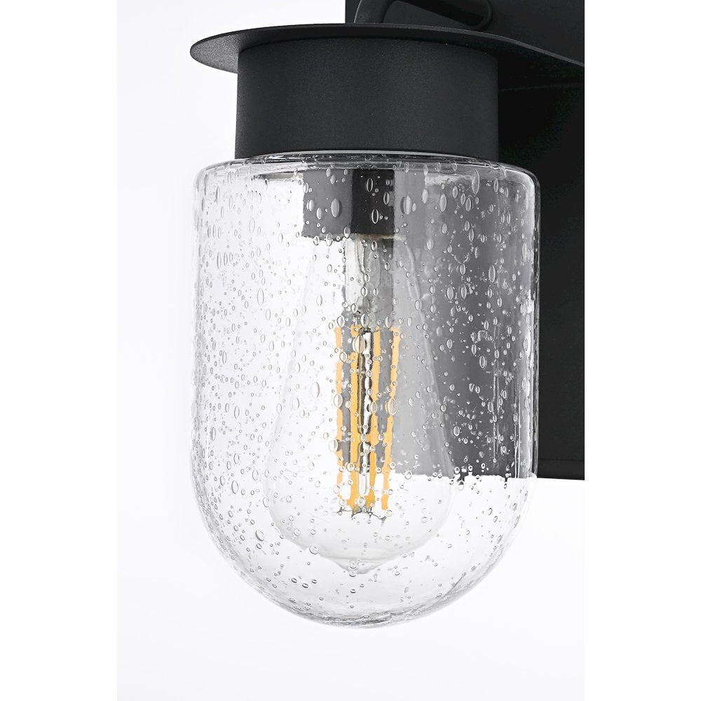 Rafael 5 Inch Outdoor Wall Sconce In Black