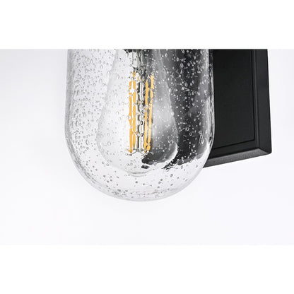 Rafael 5 Inch Outdoor Wall Sconce In Black