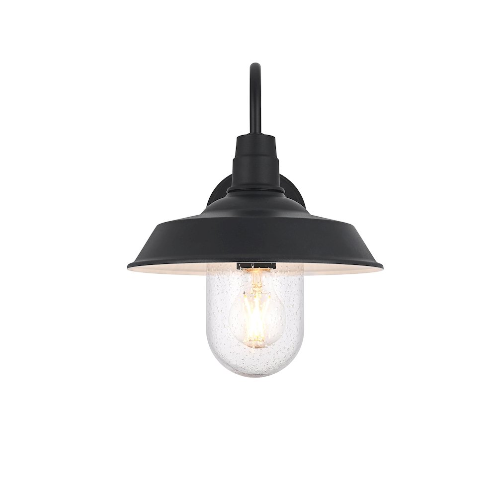 Rayan 10 Inch Outdoor Wall Sconce In Black