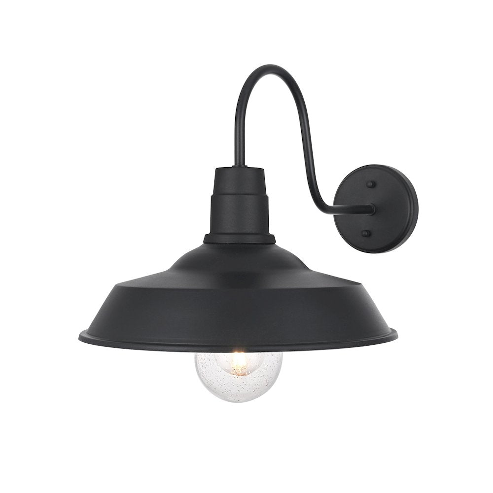 Rayan 14 Inch Outdoor Wall Sconce In Black