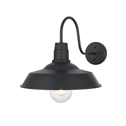 Rayan 14 Inch Outdoor Wall Sconce In Black