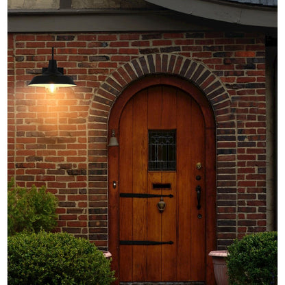 Rayan 14 Inch Outdoor Wall Sconce In Black