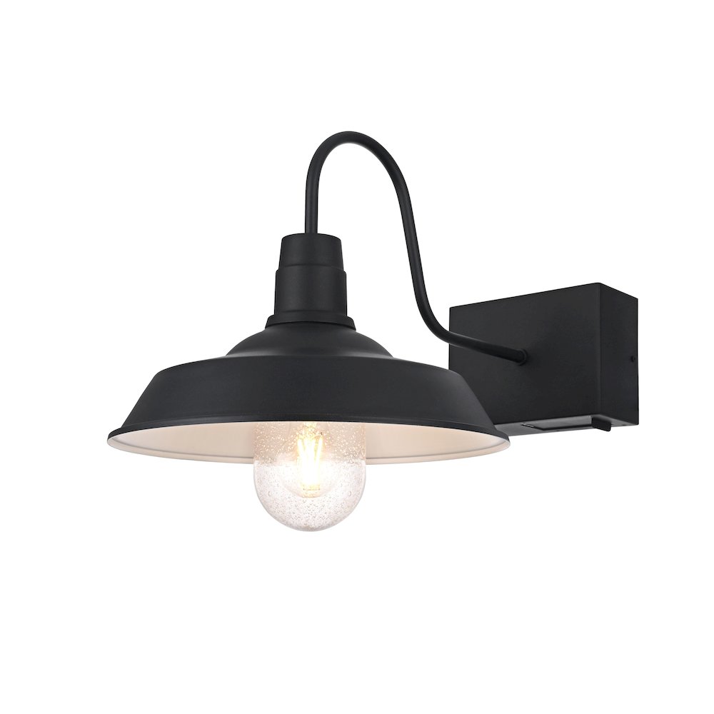 Rayan 14 Inch Outdoor Wall Sconce In Black