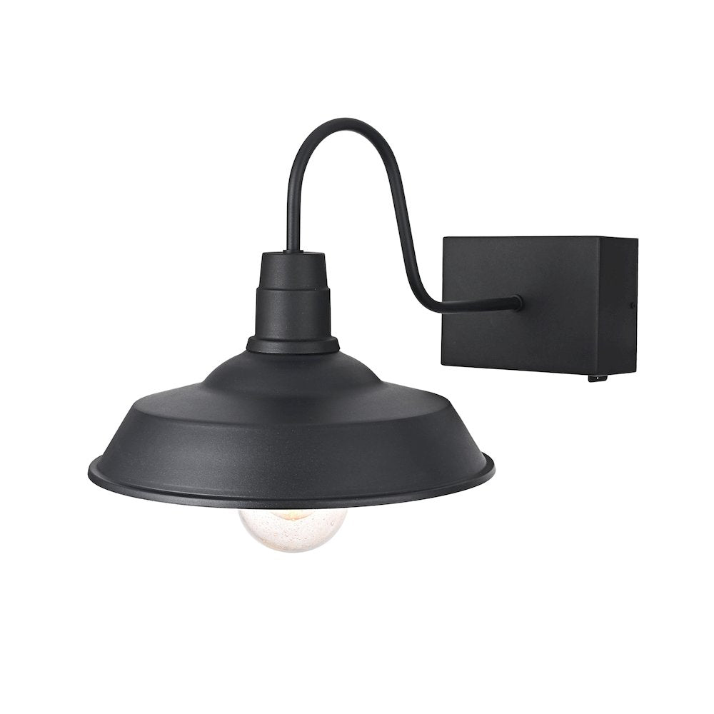 Rayan 14 Inch Outdoor Wall Sconce In Black