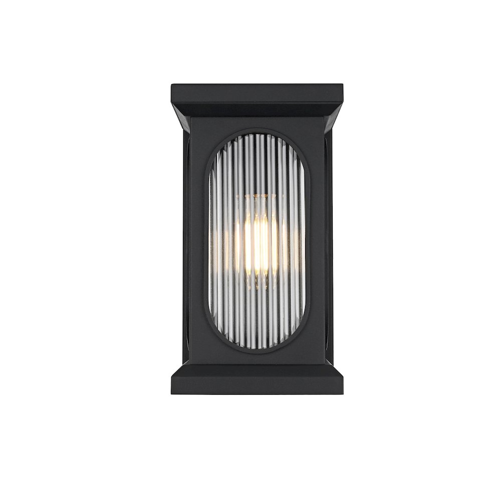 Sevyn 8 Inch Outdoor Wall Sconce In Black