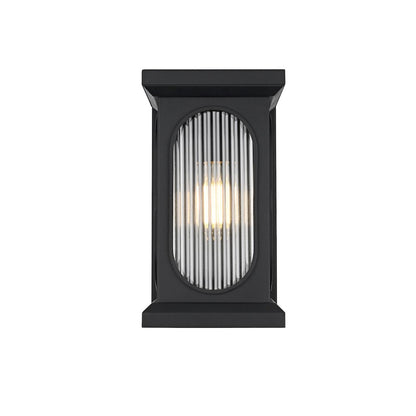 Sevyn 8 Inch Outdoor Wall Sconce In Black