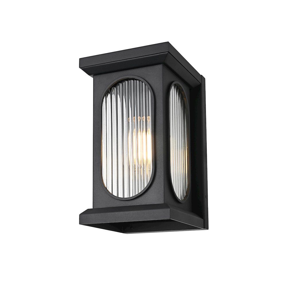 Sevyn 8 Inch Outdoor Wall Sconce In Black