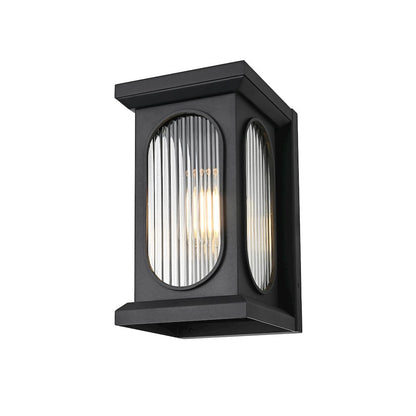 Sevyn 8 Inch Outdoor Wall Sconce In Black