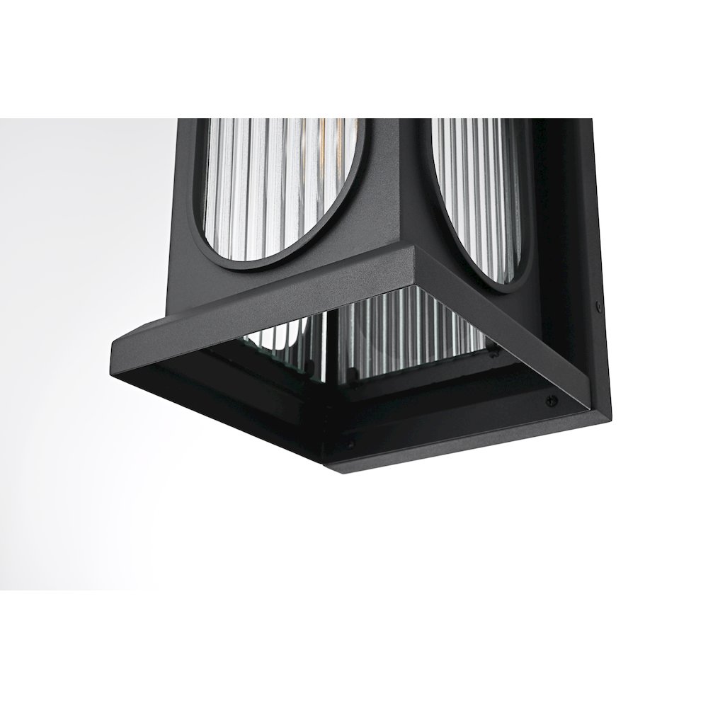 Sevyn 8 Inch Outdoor Wall Sconce In Black