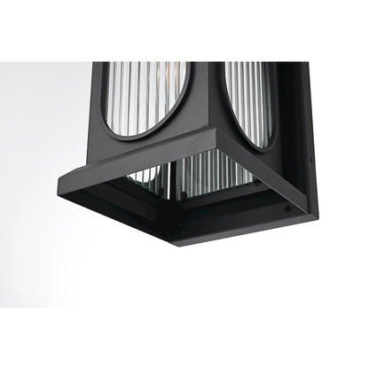 Sevyn 8 Inch Outdoor Wall Sconce In Black